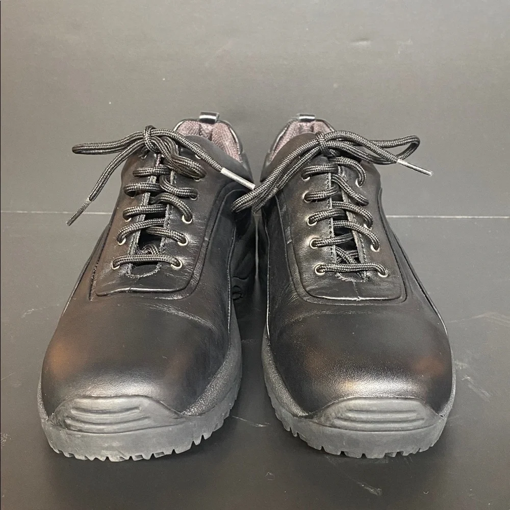 Dexter Leather Lace Up Black Shoes 9M S9500-1 NWOT